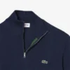 Pull en coton à col montant et fermeture éclair pour homme Pull en coton à col montant et fermeture éclair pour homme