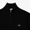 Pull en coton à col montant et fermeture éclair pour homme Pull en coton à col montant et fermeture éclair pour homme