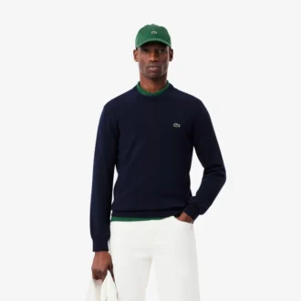 Pull en coton à col rond pour homme