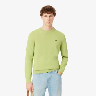Pull en coton à col rond pour homme