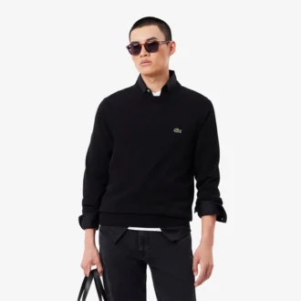 Pull en coton à col rond pour homme