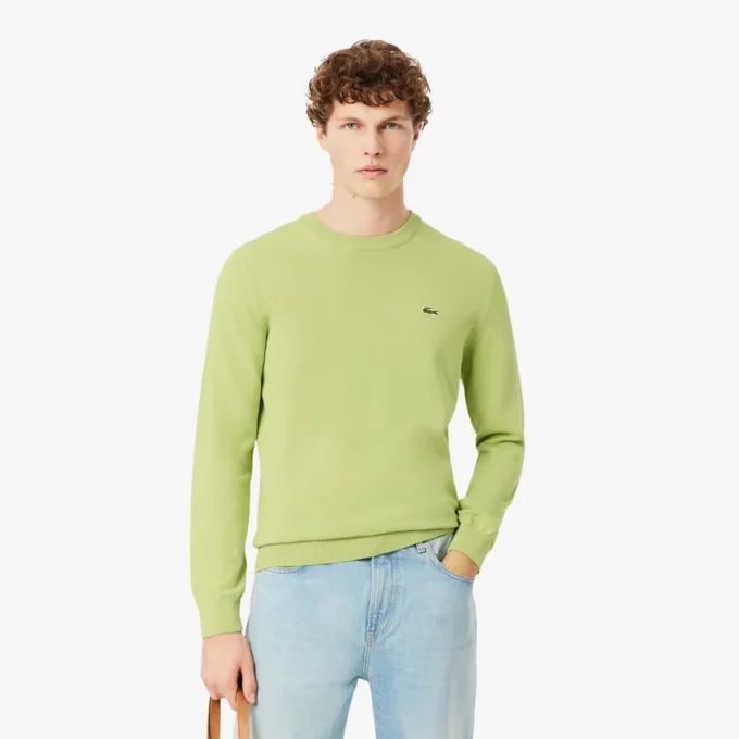 Pull en coton à col rond pour homme Pull en coton à col rond pour homme