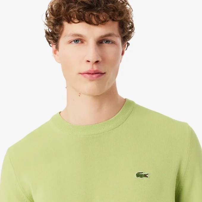 Pull en coton à col rond pour homme Pull en coton à col rond pour homme
