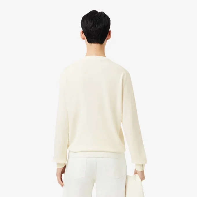 Pull en coton à col rond pour homme Pull en coton à col rond pour homme