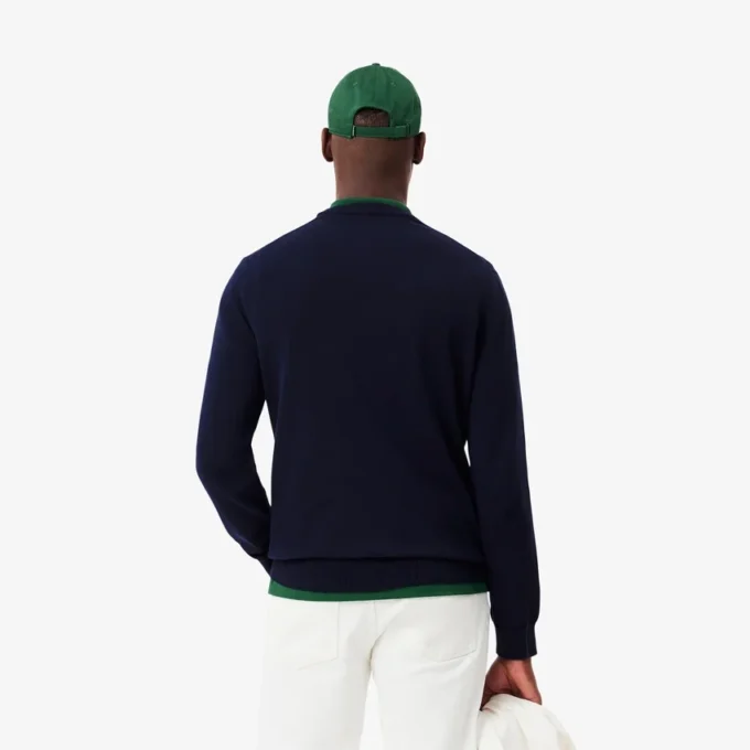 Pull en coton à col rond pour homme Pull en coton à col rond pour homme