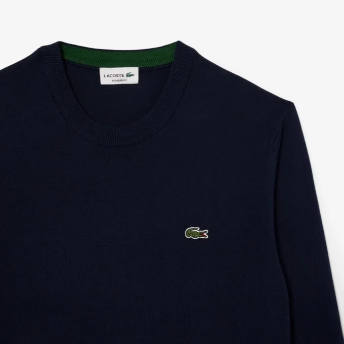 Pull en coton à col rond pour homme Pull en coton à col rond pour homme