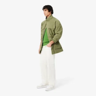 Pull en coton à mailles torsadées pour homme