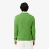 Pull en coton à mailles torsadées pour homme Pull en coton à mailles torsadées pour homme