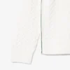 Pull en coton à mailles torsadées pour homme Pull en coton à mailles torsadées pour homme