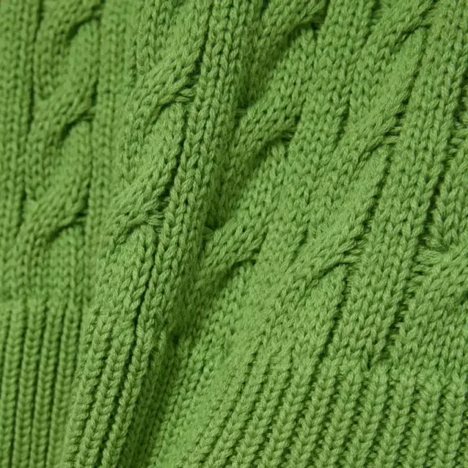 Pull en coton à mailles torsadées pour homme Pull en coton à mailles torsadées pour homme