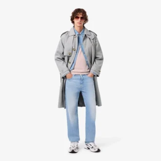 Pull en coton pour homme avec motif crocodile