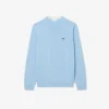 Pull en coton pour homme avec motif crocodile Pull en coton pour homme avec motif crocodile