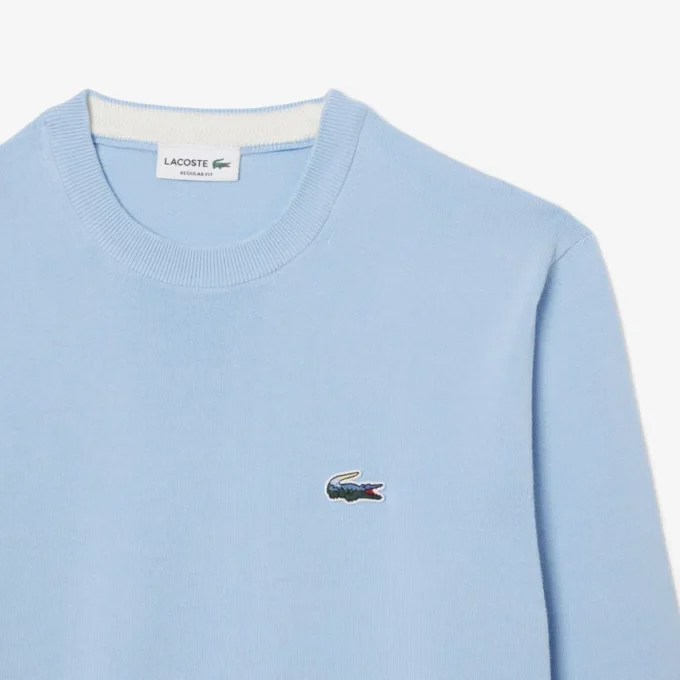 Pull en coton pour homme avec motif crocodile Pull en coton pour homme avec motif crocodile