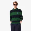 Pull en jersey de coton rayé pour homme Pull en jersey de coton rayé pour homme