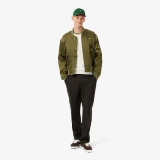 Pull en jersey de coton rayé pour homme