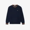 Pull en jersey de coton rayé pour homme Pull en jersey de coton rayé pour homme