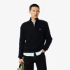 Pull en laine à col montant et fermeture éclair pour homme Pull en laine à col montant et fermeture éclair pour homme