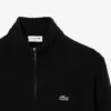 Pull en laine à col montant et fermeture éclair pour homme Pull en laine à col montant et fermeture éclair pour homme