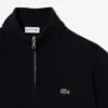 Pull en laine à col montant et fermeture éclair pour homme Pull en laine à col montant et fermeture éclair pour homme