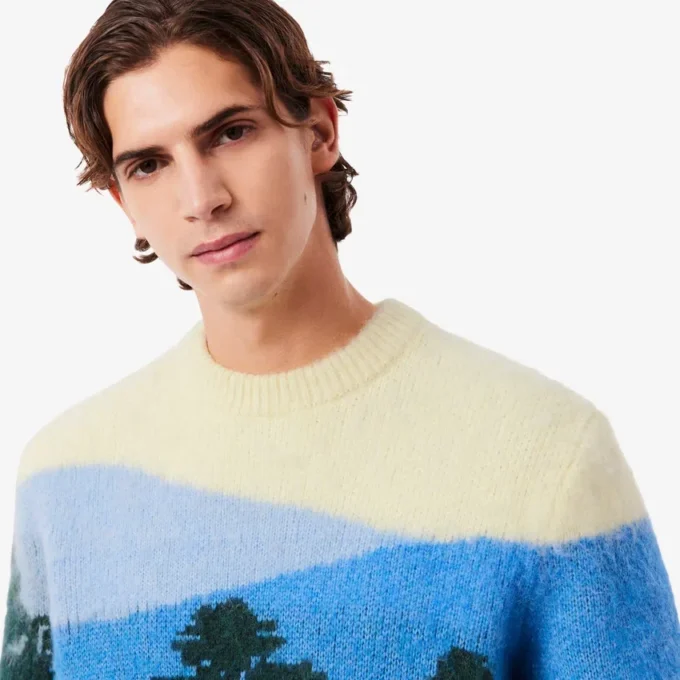 Pull en laine d’alpaga Landscape pour homme Pull en laine d’alpaga Landscape pour homme