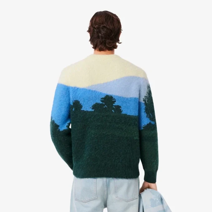 Pull en laine d’alpaga Landscape pour homme Pull en laine d’alpaga Landscape pour homme