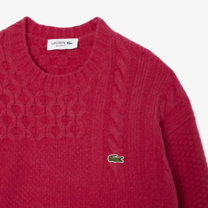 Pull en laine effet patchwork coupe décontractée pour homme Pull en laine effet patchwork coupe décontractée pour homme