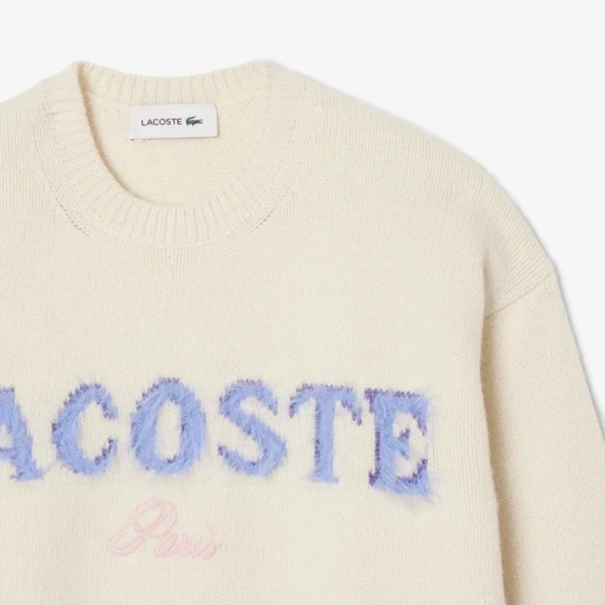 Pull en laine intarsia pour femme Pull en laine intarsia pour femme