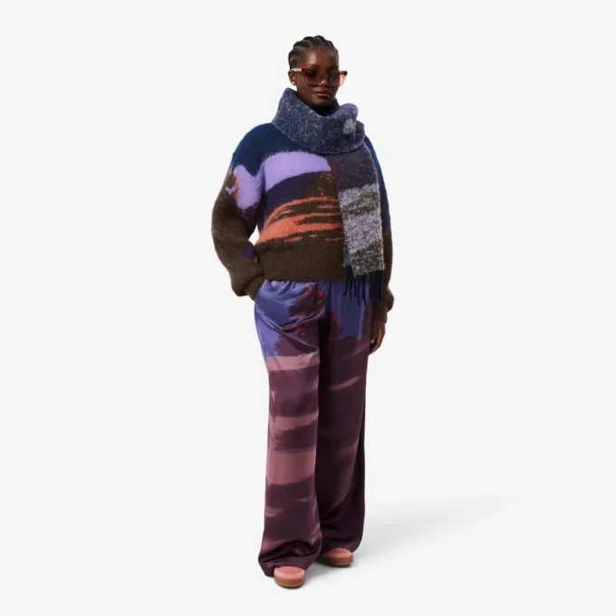 Pull en laine Landscape pour femme Pull en laine Landscape pour femme