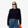 Pull en laine à mailles mousse coupe ample pour femme Pull en laine à mailles mousse coupe ample pour femme