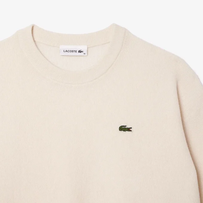 Pull en laine à mailles mousse coupe ample pour femme