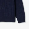 Pull en laine épaisse à demi-zip pour homme Pull en laine épaisse à demi-zip pour homme