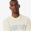 Pull en laine pour homme avec motif intarsia Pull en laine pour homme avec motif intarsia