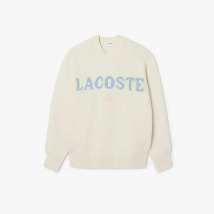 Pull en laine pour homme avec motif intarsia Pull en laine pour homme avec motif intarsia