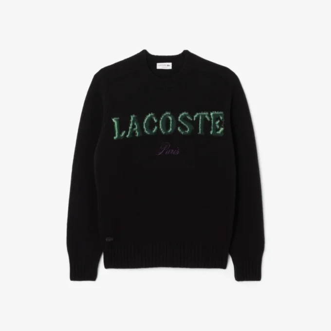 Pull en laine pour homme avec motif intarsia Pull en laine pour homme avec motif intarsia