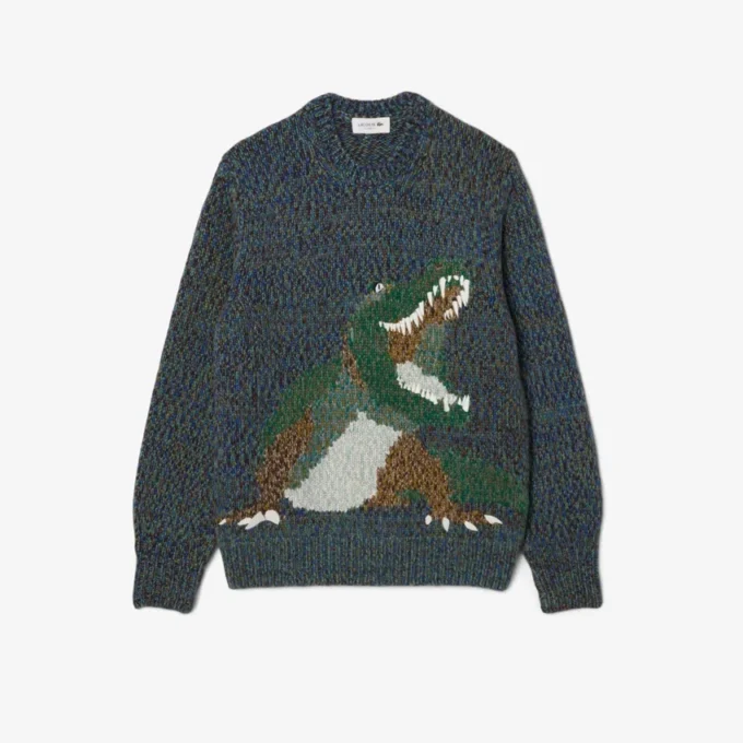 Pull en maille intarsia Crocodile pour homme Pull en maille intarsia Crocodile pour homme
