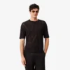Pull imprimé à manches courtes et coupe décontractée Pull imprimé à manches courtes et coupe décontractée