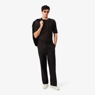 Pull imprimé à manches courtes et coupe décontractée