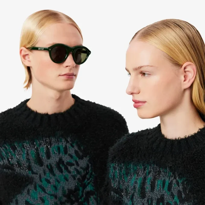 Pull Jacquard Crocodile de défilé Pull Jacquard Crocodile de défilé