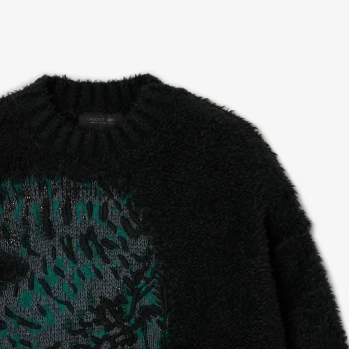 Pull Jacquard Crocodile de défilé Pull Jacquard Crocodile de défilé