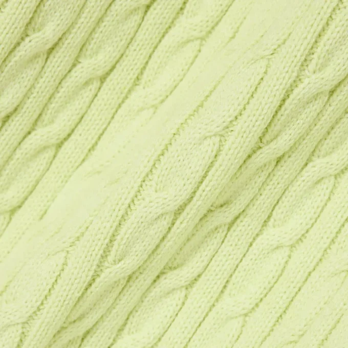 Pull à manches courtes en maille torsadée Pull à manches courtes en maille torsadée