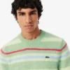 Pull rayé en laine d&rsquo;alpaga pour homme