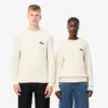 Pull unisexe en coton côtelé avec écusson