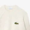 Pull unisexe en coton côtelé avec écusson