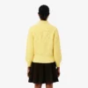 Pull zippé avec badge en coton Pull zippé avec badge en coton