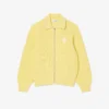 Pull zippé avec badge en coton Pull zippé avec badge en coton
