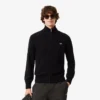 Pull zippé en laine pour homme