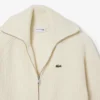 Pull zippé en laine pour homme