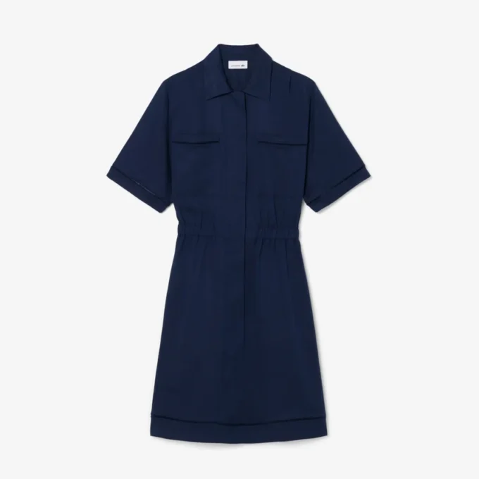 Robe chemise fluide en mélange de lin The Blend Robe chemise fluide en mélange de lin The Blend