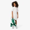 Robe chemise à plis en popeline