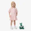 Robe chemise à plis en popeline